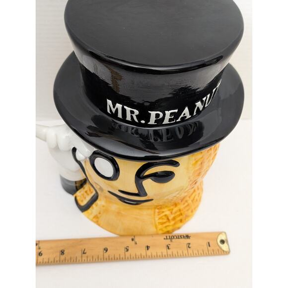 Vintage Mr Peanut Planters Nabisco Classics Ceramic Cookie Jar Canister - Picture 9 of 10
